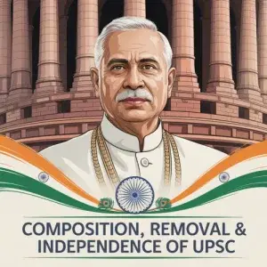 Composition, Removal & Independence of UPSC
